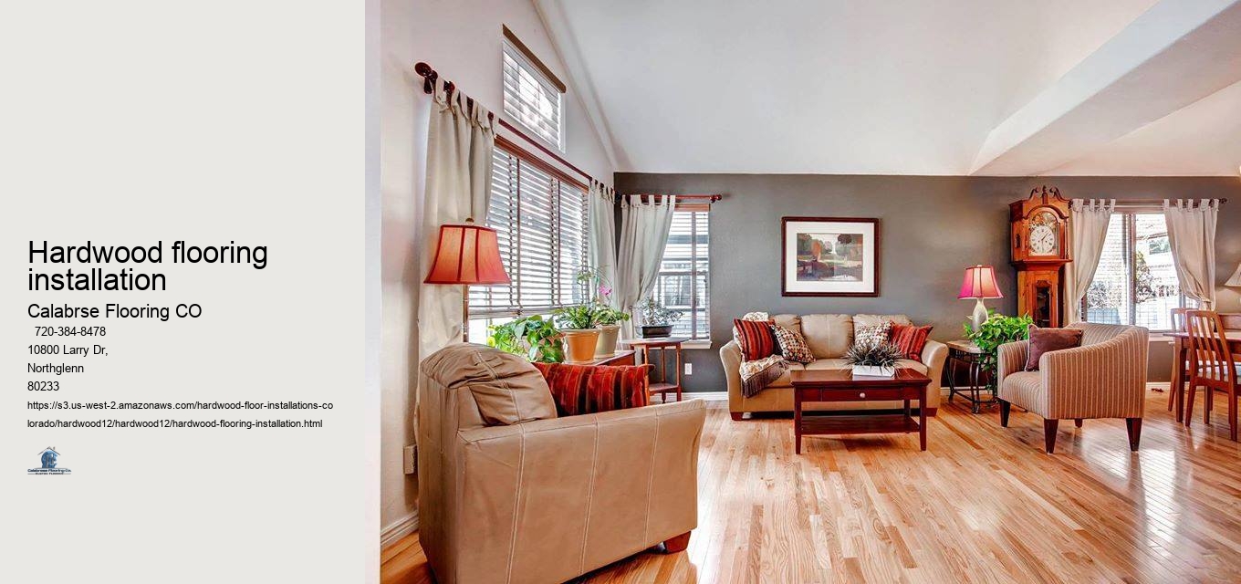 hardwood flooring installation