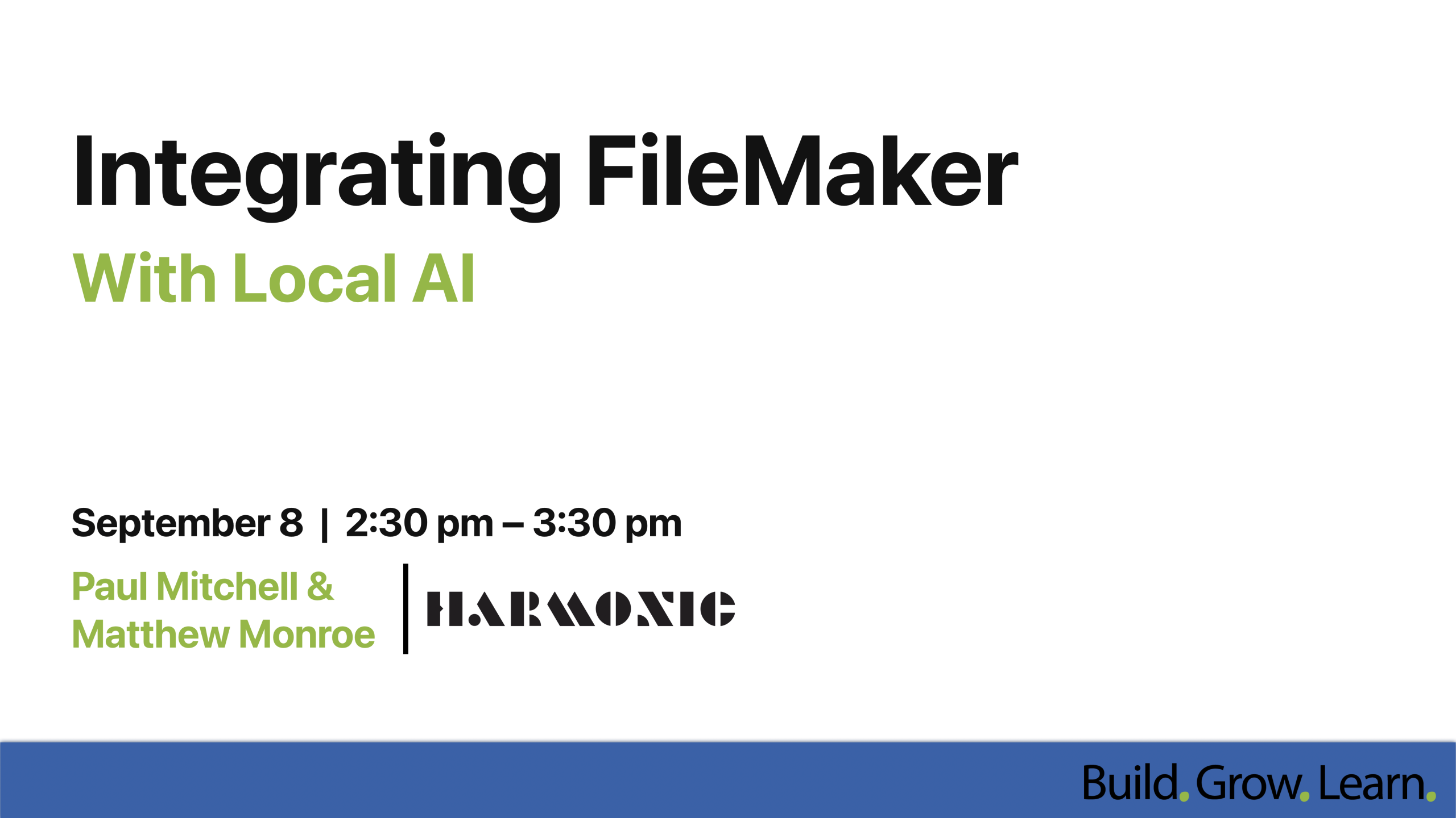 Integrating FileMaker With Local AI