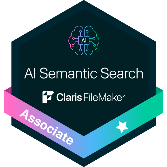 Claris  FileMaker AI Semantic Search Associate