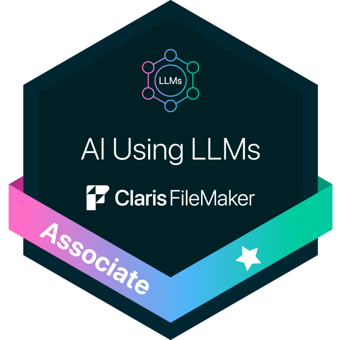 Claris FileMaker AI Using LLMs Associate
