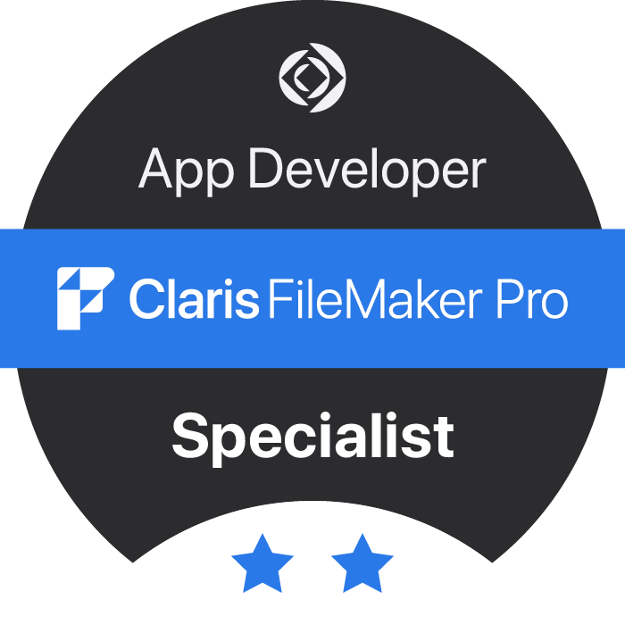 Claris FileMaker Pro App Developer Specialist