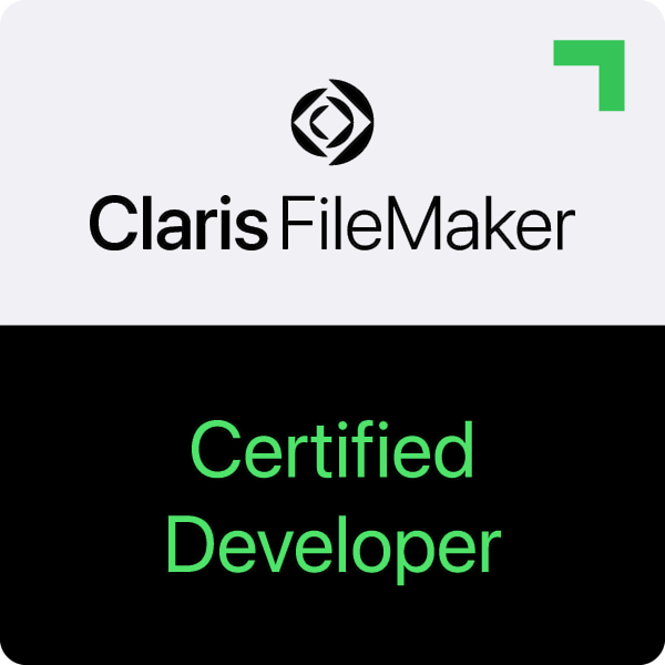 Claris FileMaker Certified Developer