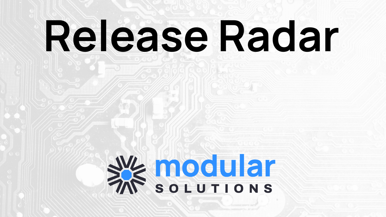 Modular Release Notes:  2025