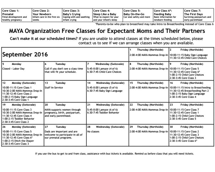 Lamaze Classes Sunset Beach CA