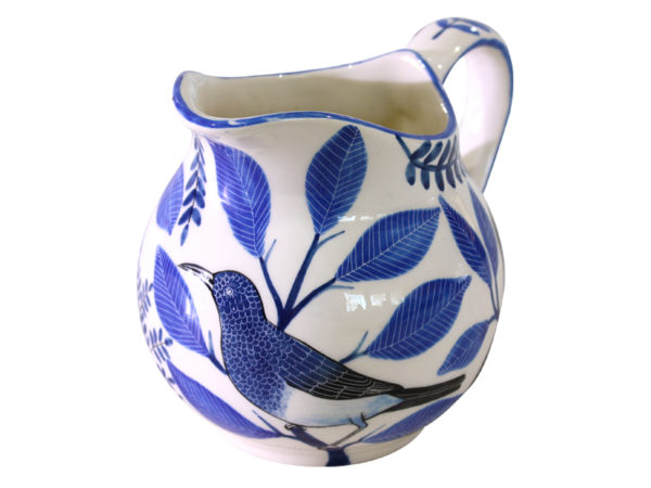 Jayne Jug (Birds Blue)