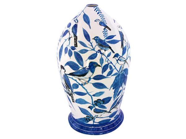 Annie’s Lamp Base Large (Birds Blue)