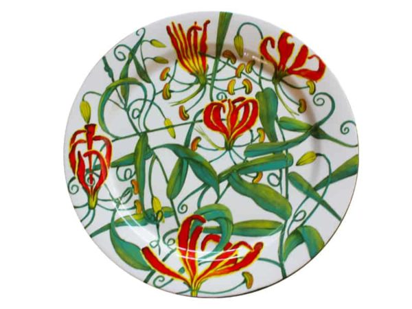 Presentation Plate (Flame Lily)