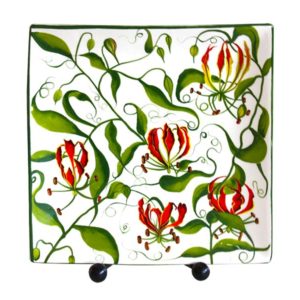 Square Charger (Flame Lily)