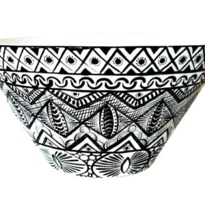 Flared Salad Bowl Large (TF Black)