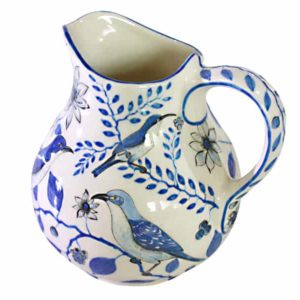 Alternative view of Pitcher (Birds Blue)