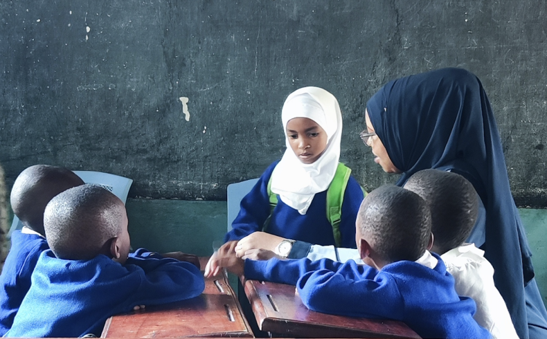 Students in classroom