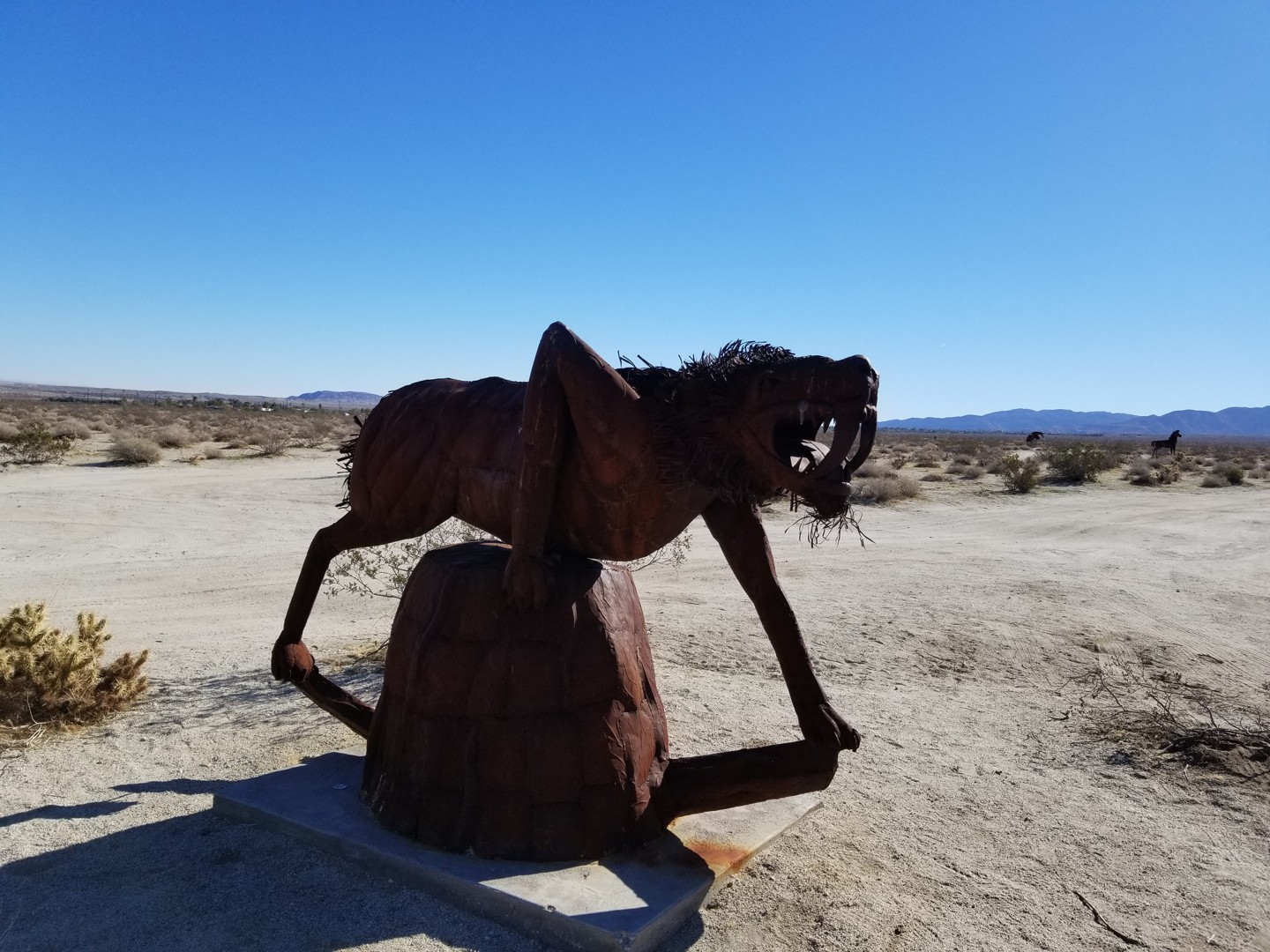 Anza Borrego Metal Sculptures California Offroad Trail