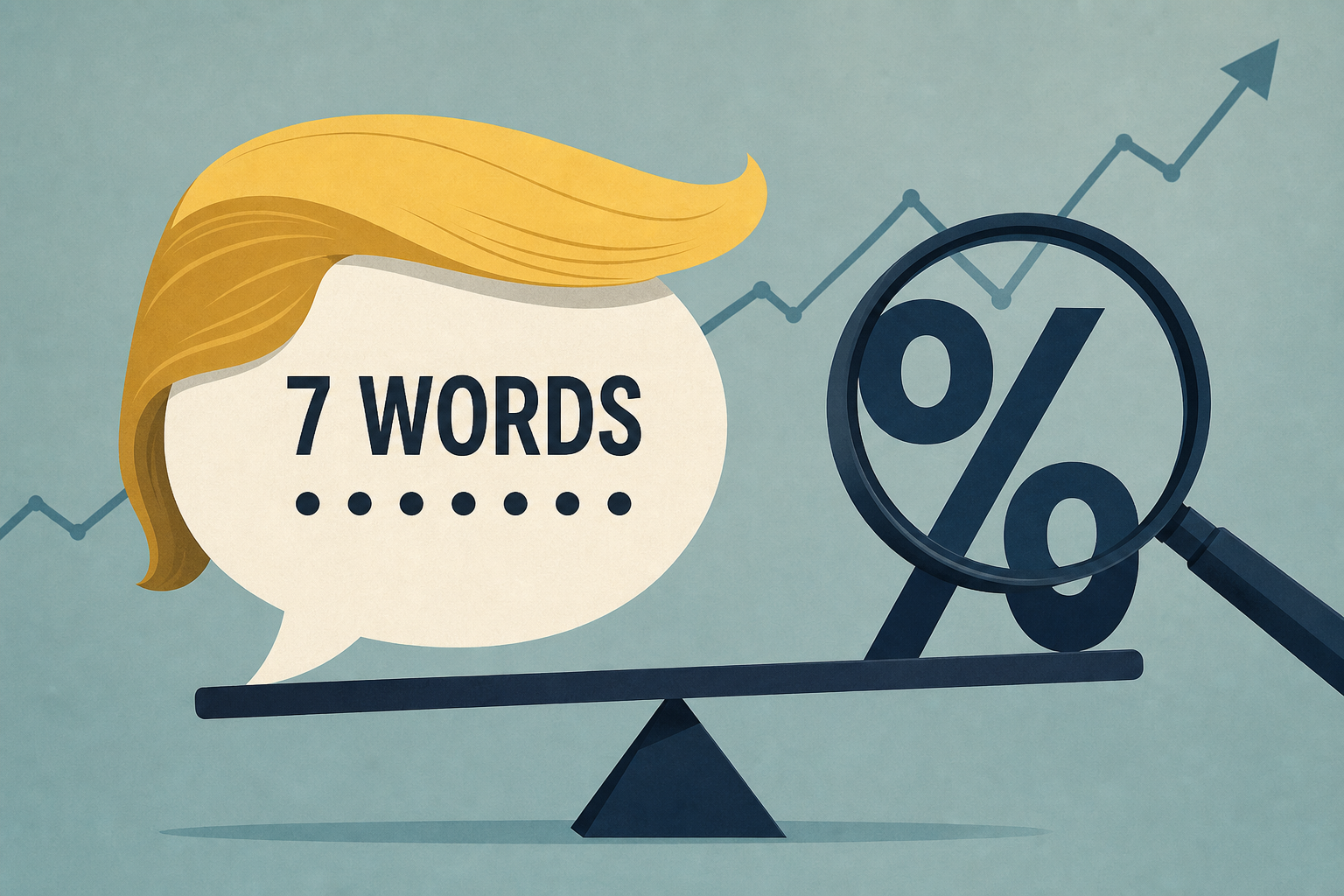 President Donald Trump's 7-Word Take on Interest Rates Is Due for a Reality Check