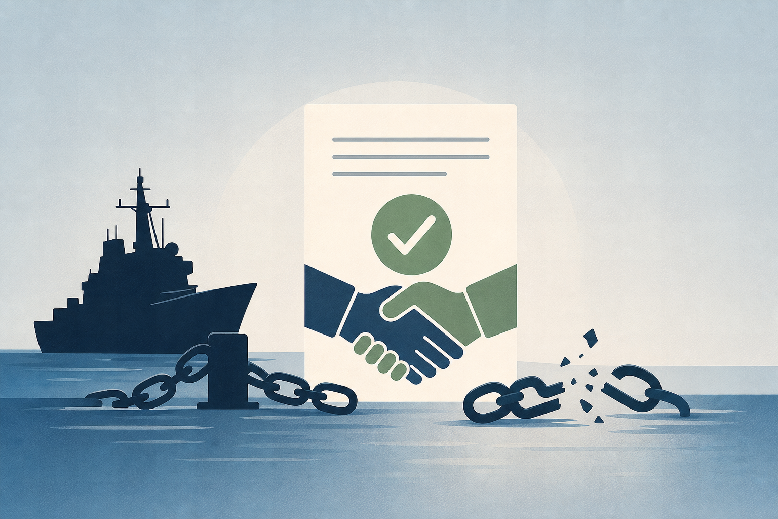 Deal is reached to end Iran war and Trump orders stop to U.S. naval blockade