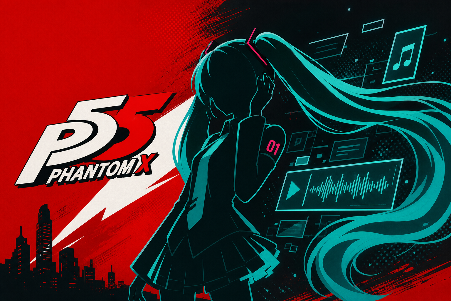 Persona 5: The Phantom X (Global) Hatsune Miku Trailer Released