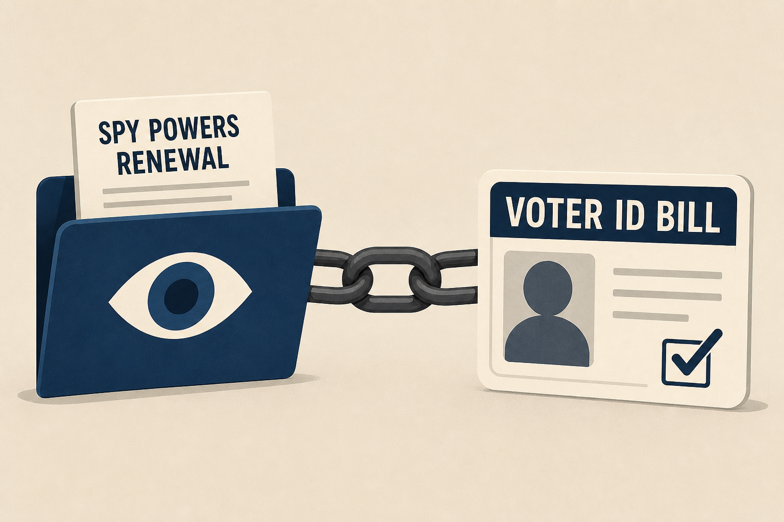 Trump Links Spy Powers Renewal to Passage of Voter ID Bill