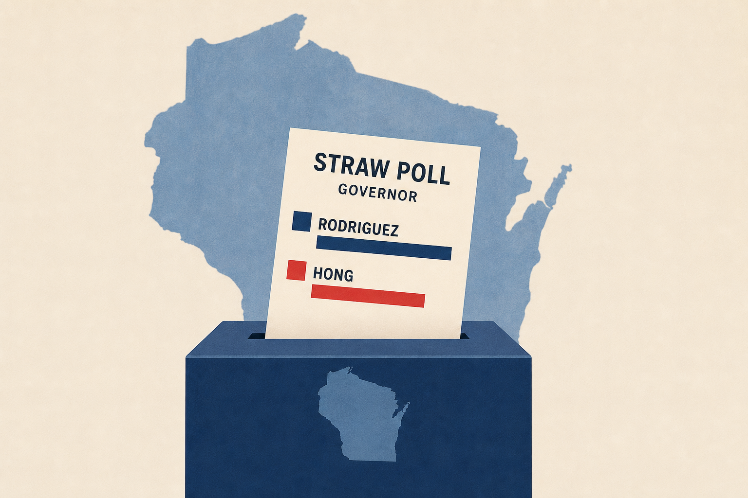 Rodriguez wins WisPolitics straw poll for governor, with Hong close behind