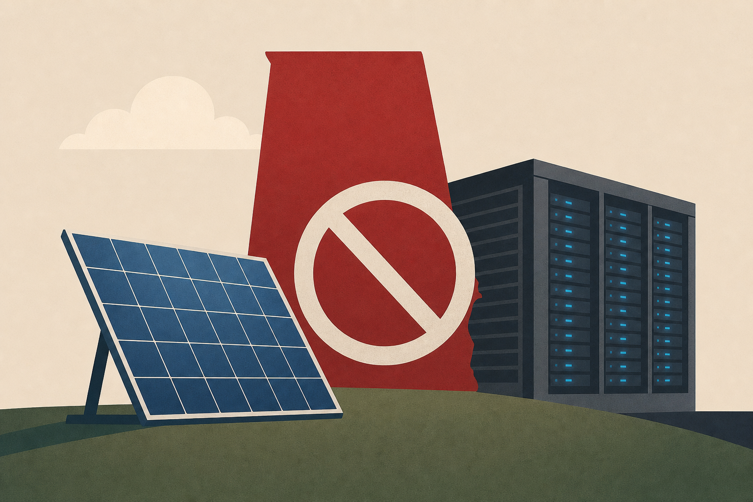 In Alabama, Opposition to Renewable Solar Energy Joins a Data Center Battle