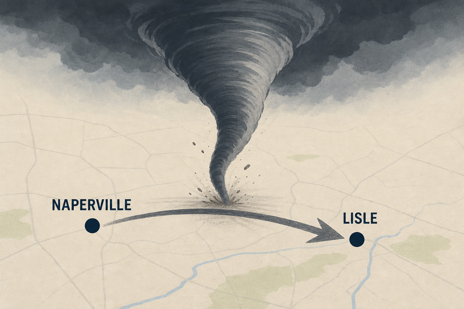 Tornado Touched Down In Naperville, Traveled To Lisle During Thursday's Storms