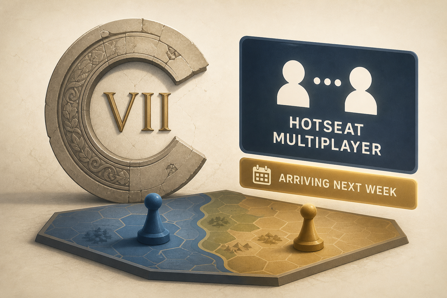 As Civilization 7's lengthy revitalisation continues, much-requested hotseat multiplayer is one of several new features arriving next week