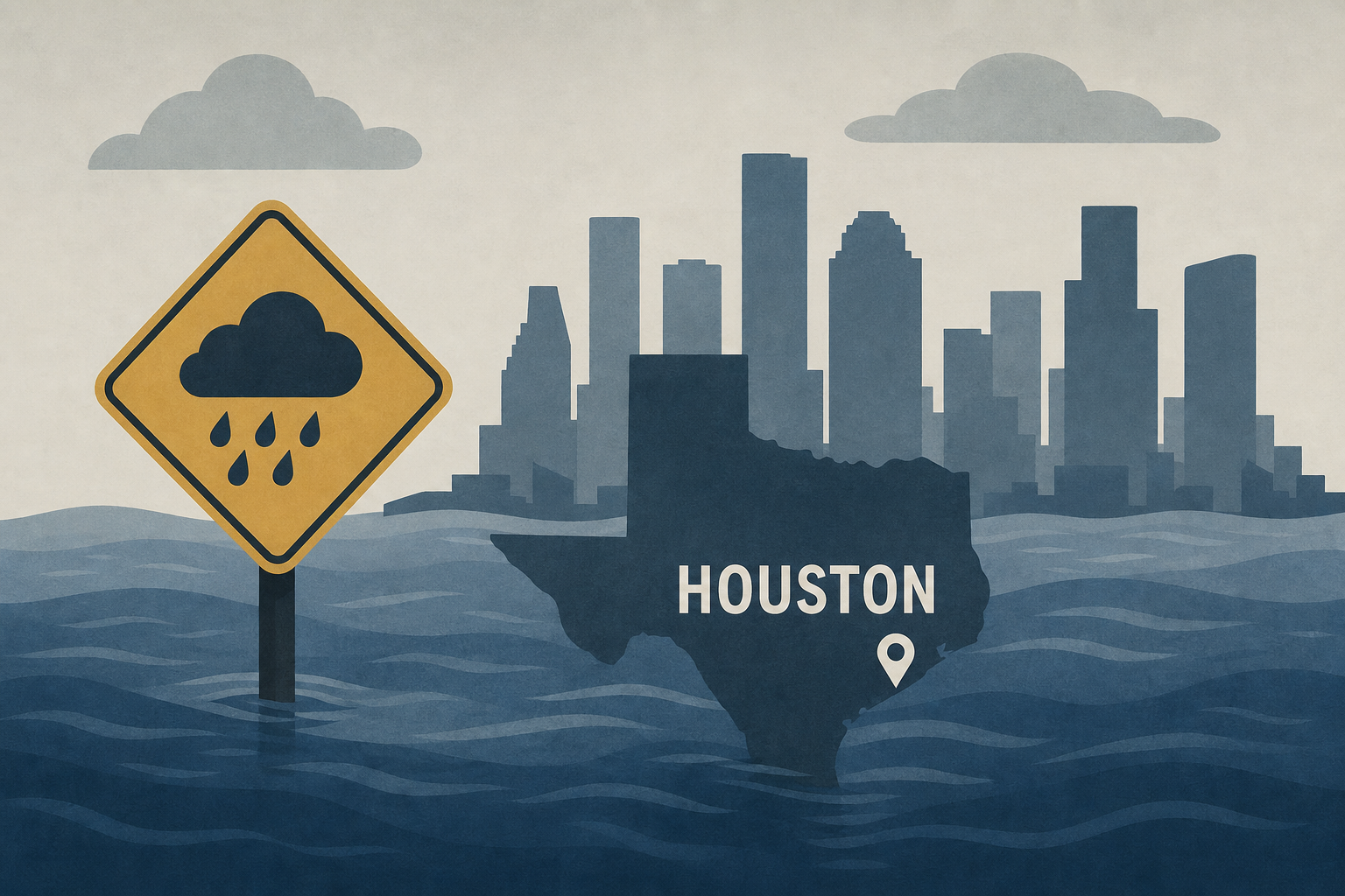 Although some uncertainty remains, a very real flood risk exists across the Houston region this week