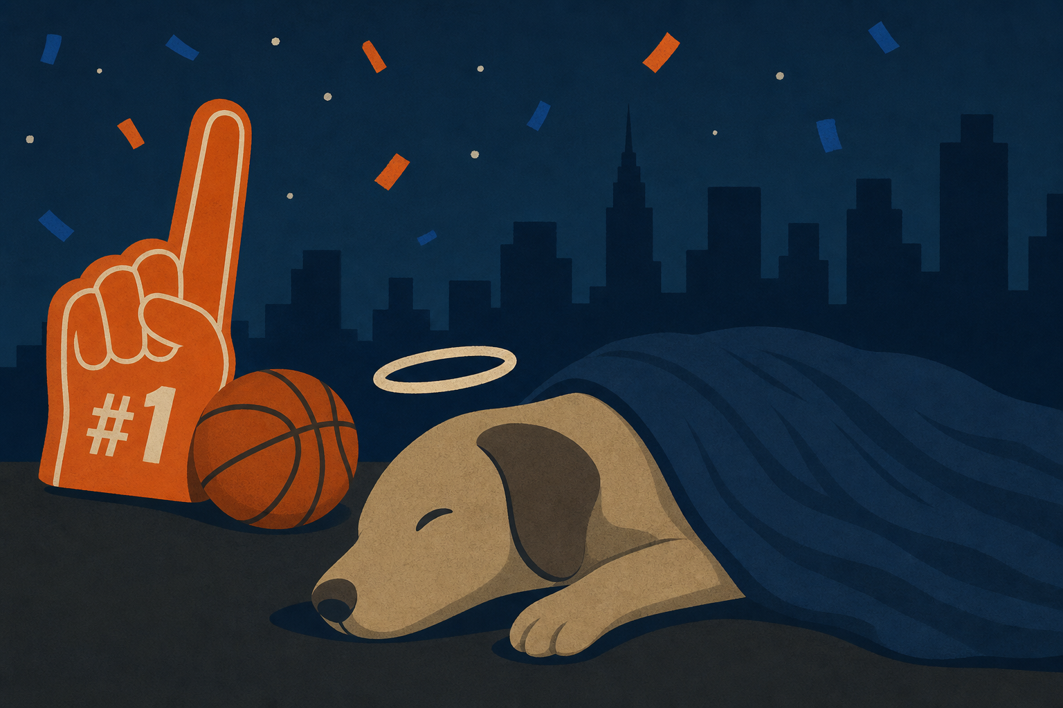 Family dog shot and killed by police officer during Knicks celebration