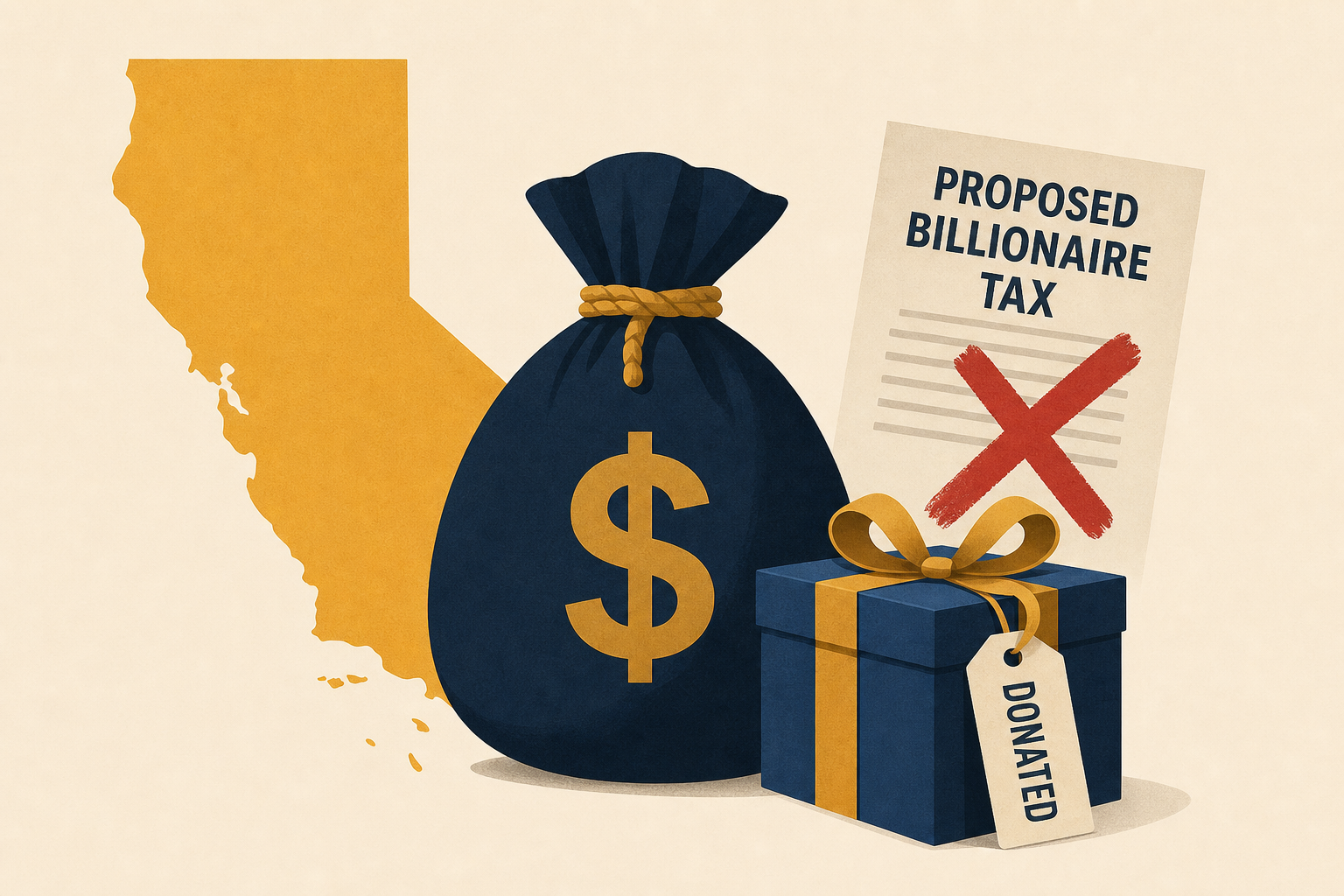 California billionaires give away fortunes to avoid proposed billionaire tax