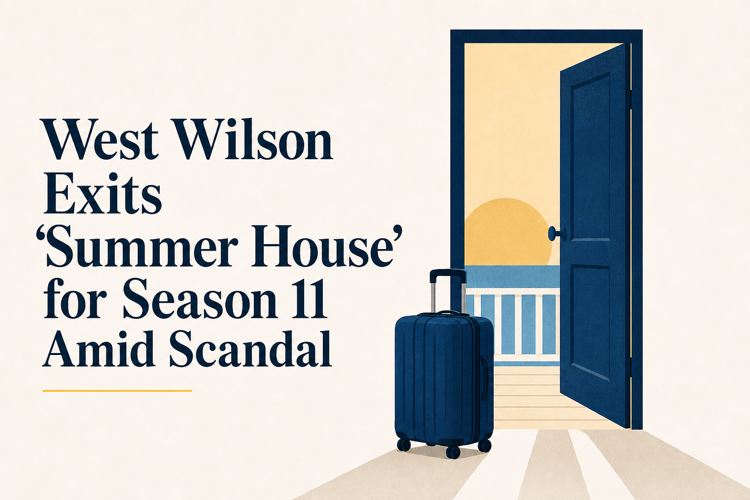 West Wilson Exits 'Summer House' for Season 11 Amid Scandal