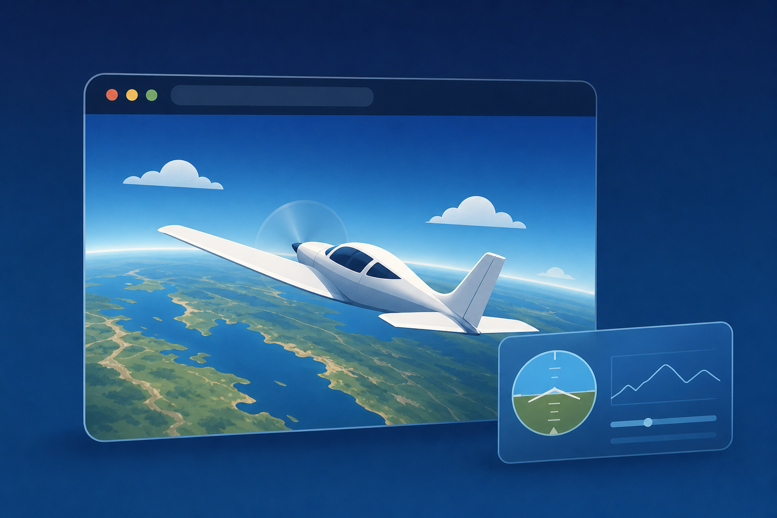 Google Earth's Flight Simulator Mode Is Now Available In Your Browser