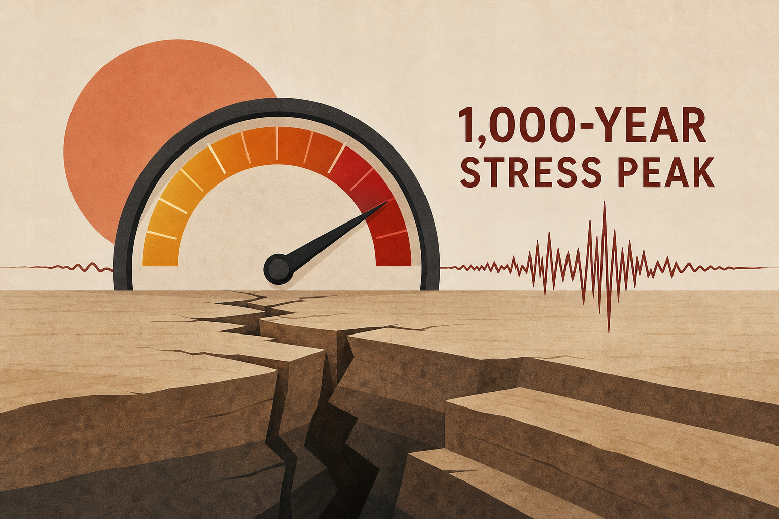 Southern California earthquake faults hit 1,000-year stress peak