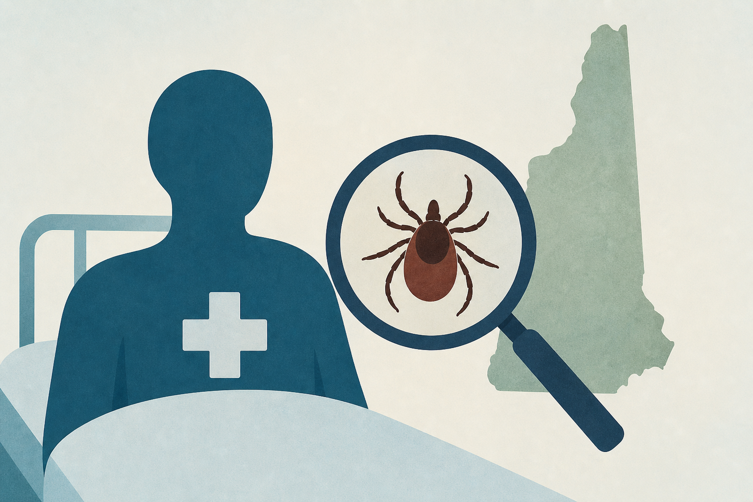 NH man hospitalized for weeks after contracting tick-borne illness