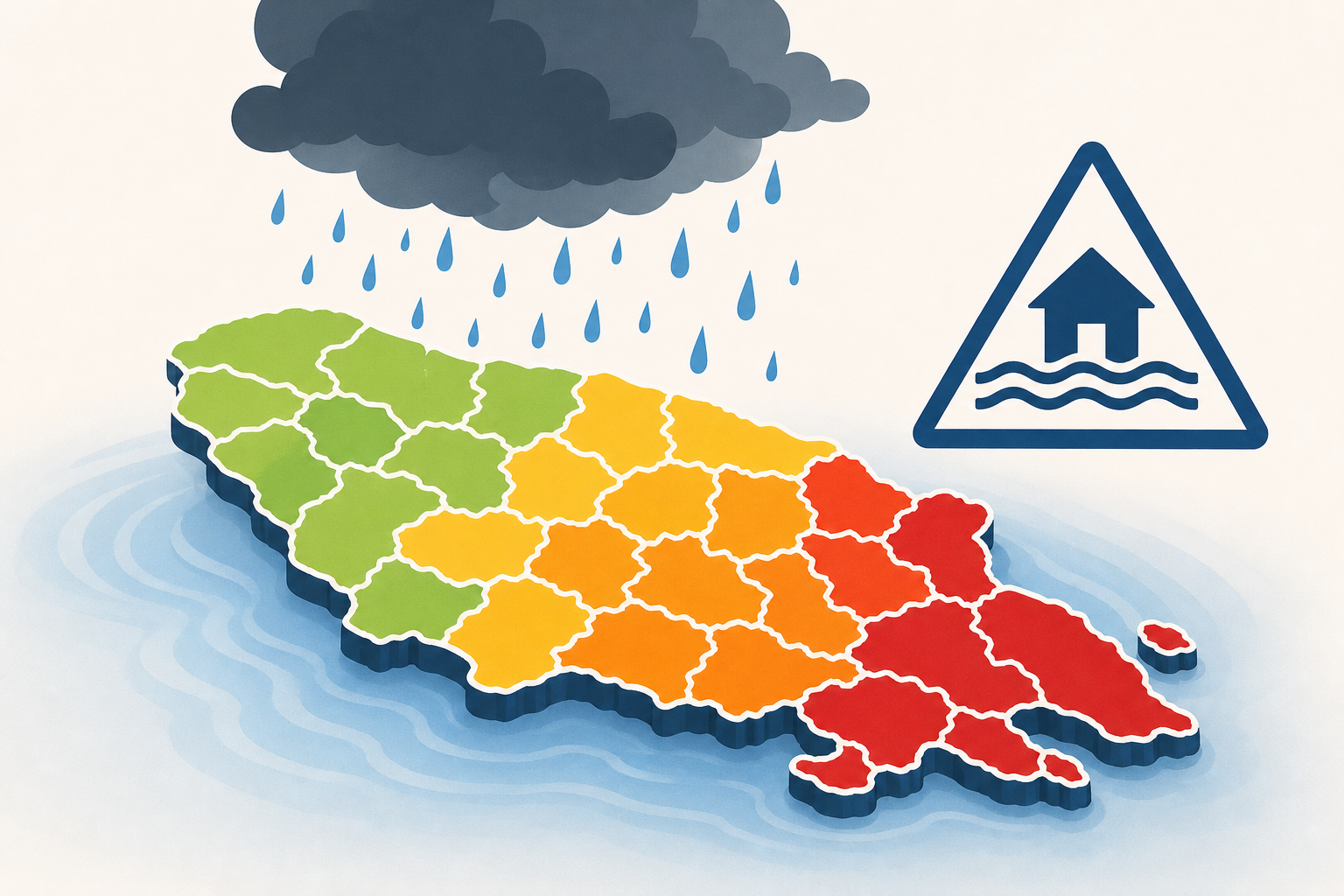 Parish by parish flood threat forecast