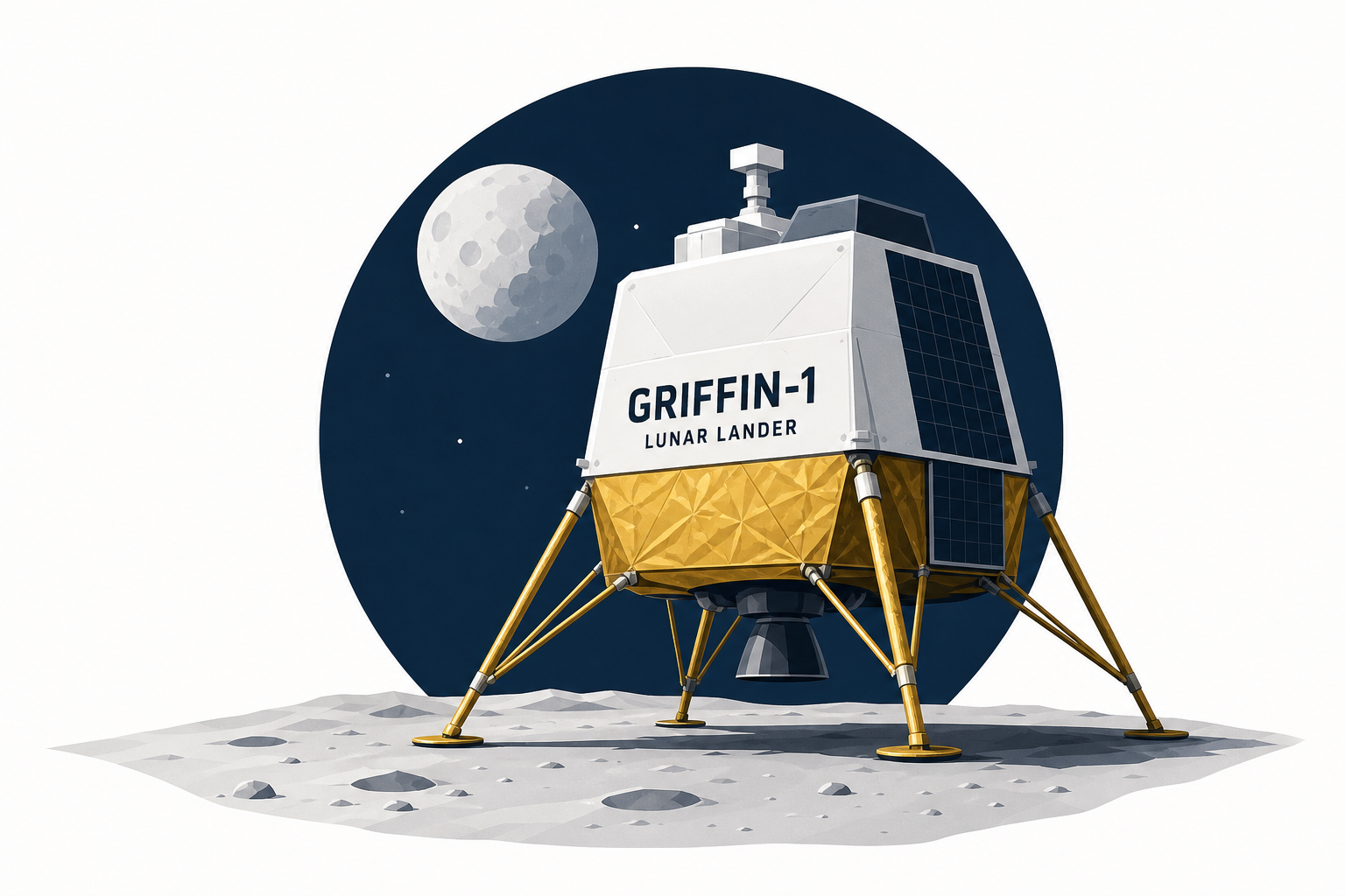 Astrobotic unveils Griffin-1 lunar lander for NASA Moon Base mission