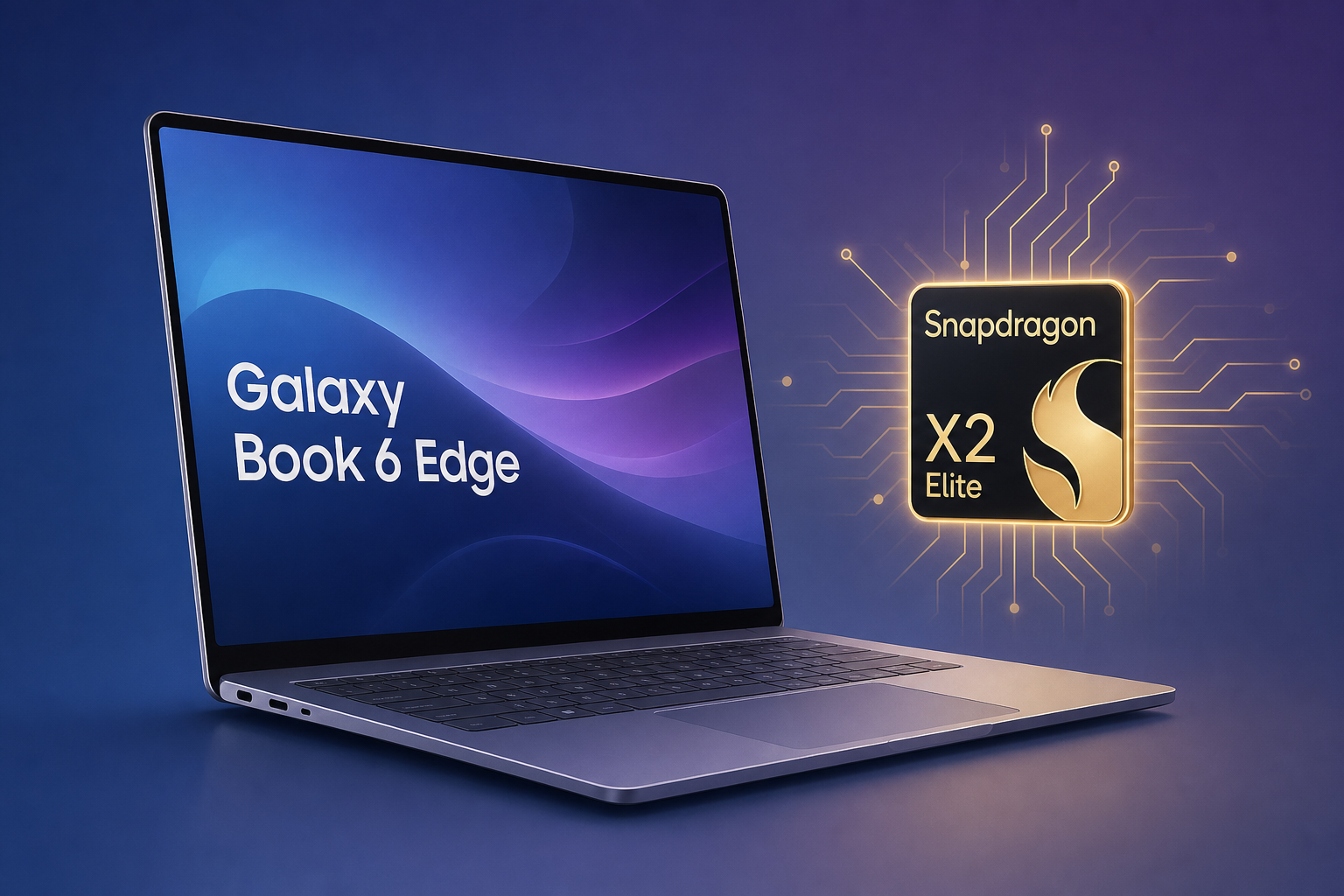 Samsung Galaxy Book 6 Edge launches with Snapdragon X2 Elite