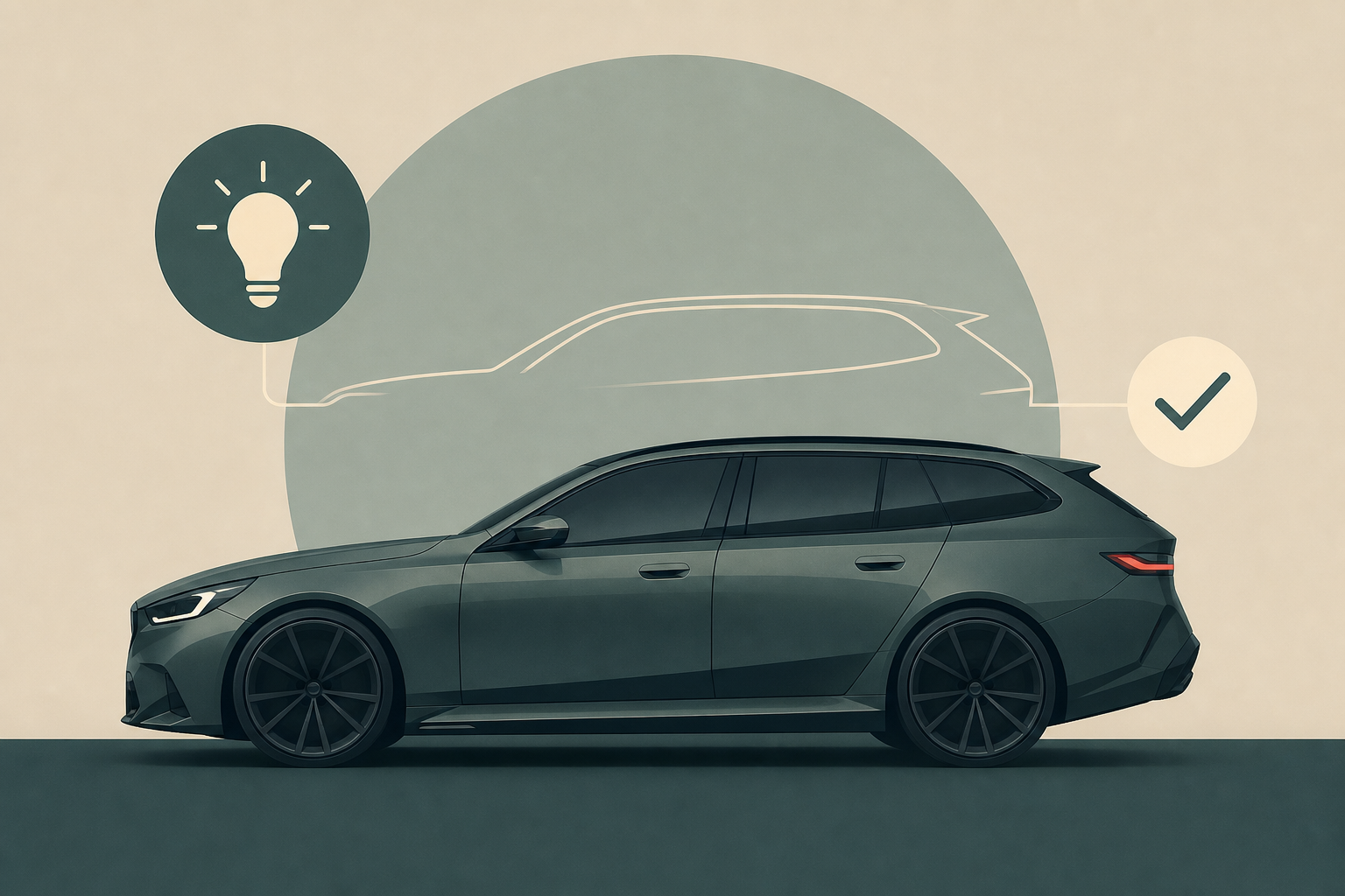 The Designer Of The New Mini Figured Out How To Make The BMW M5 Touring Look Way, Way, Way More Tasteful