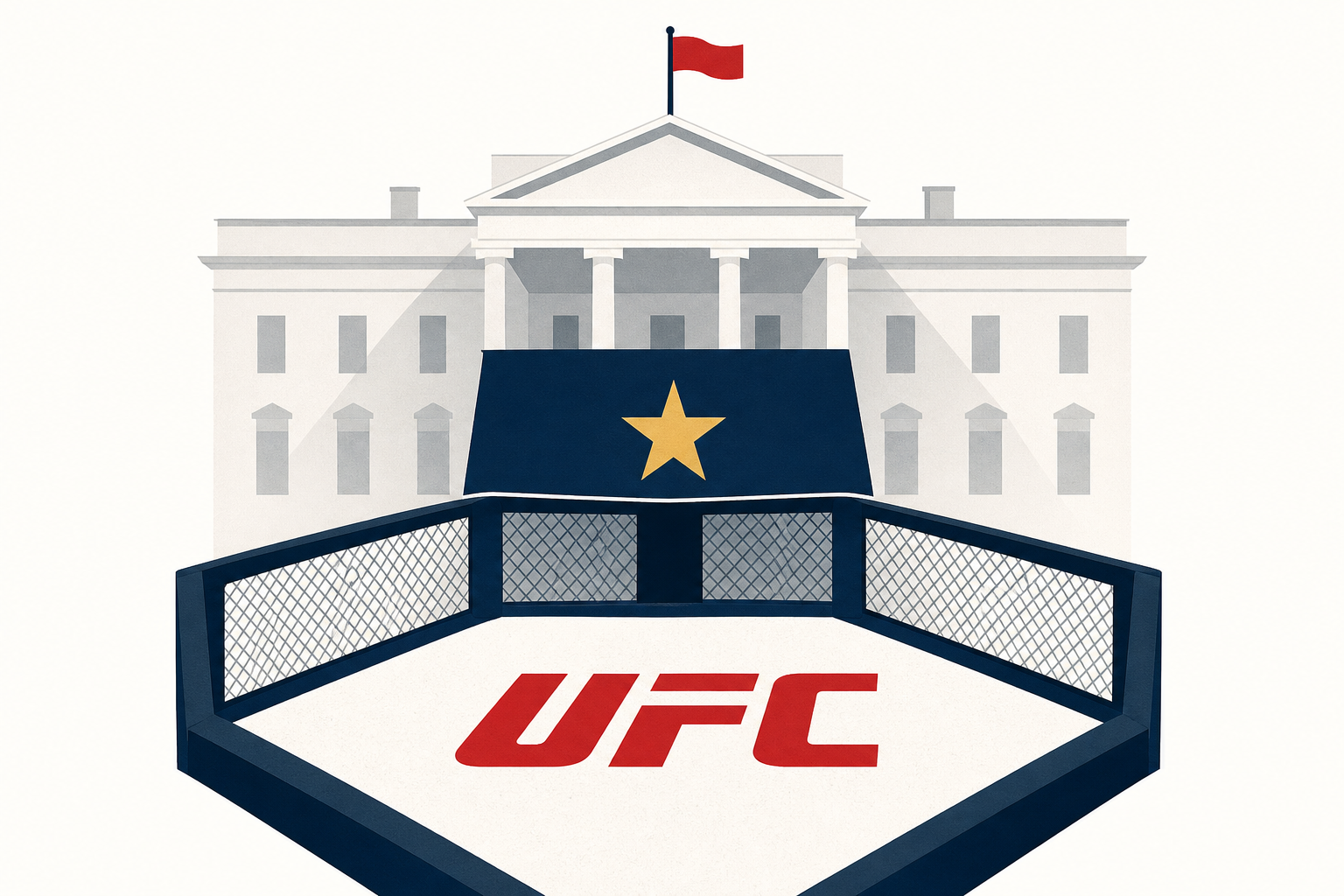 Zuckerberg, tech moguls celebrate Trump at White House UFC match