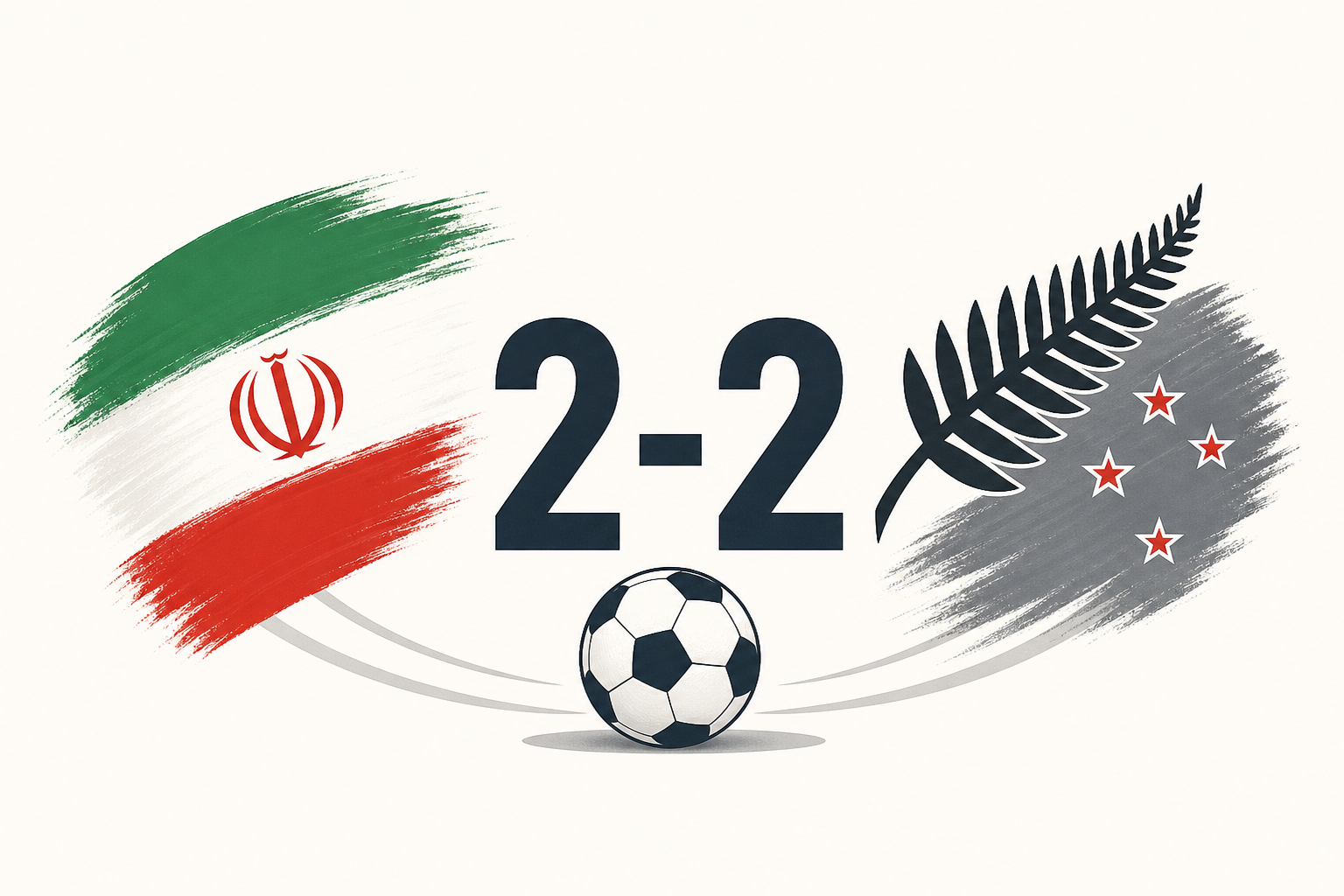 Iran 2-2 New Zealand Stats: Just and Rezaeian Impress in Thrilling Group G Draw