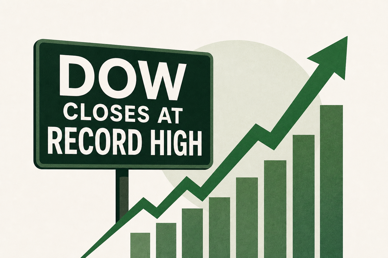 Dow closes at record high as U.S.-Iran deal lifts stocks
