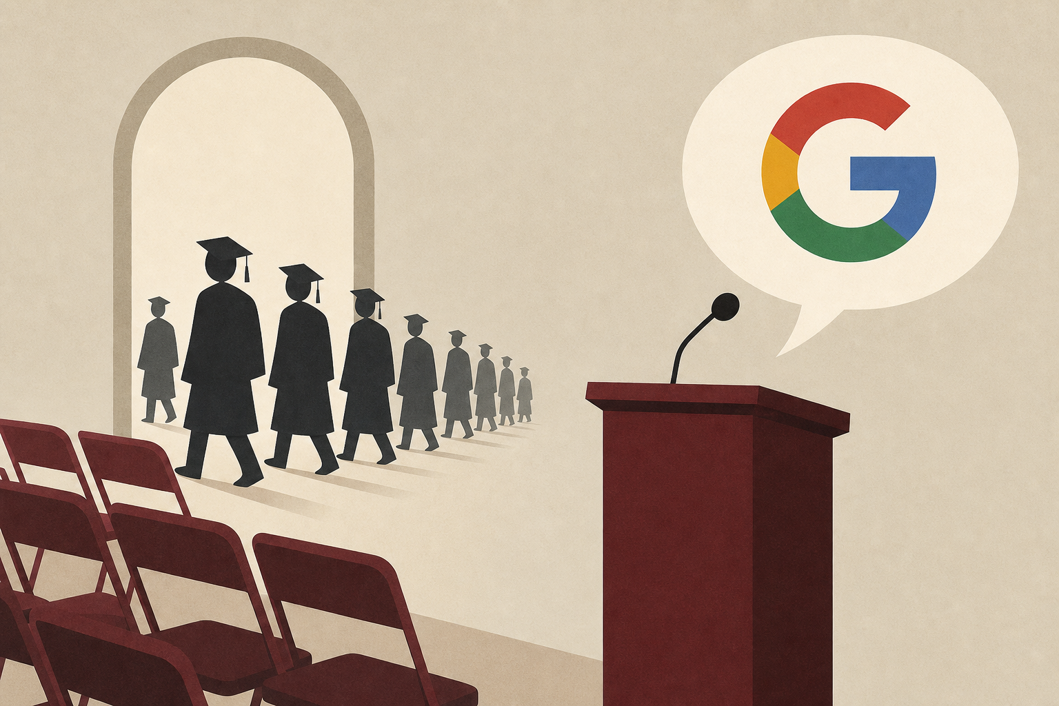 Dozens walk out as Google boss addresses Stanford graduates