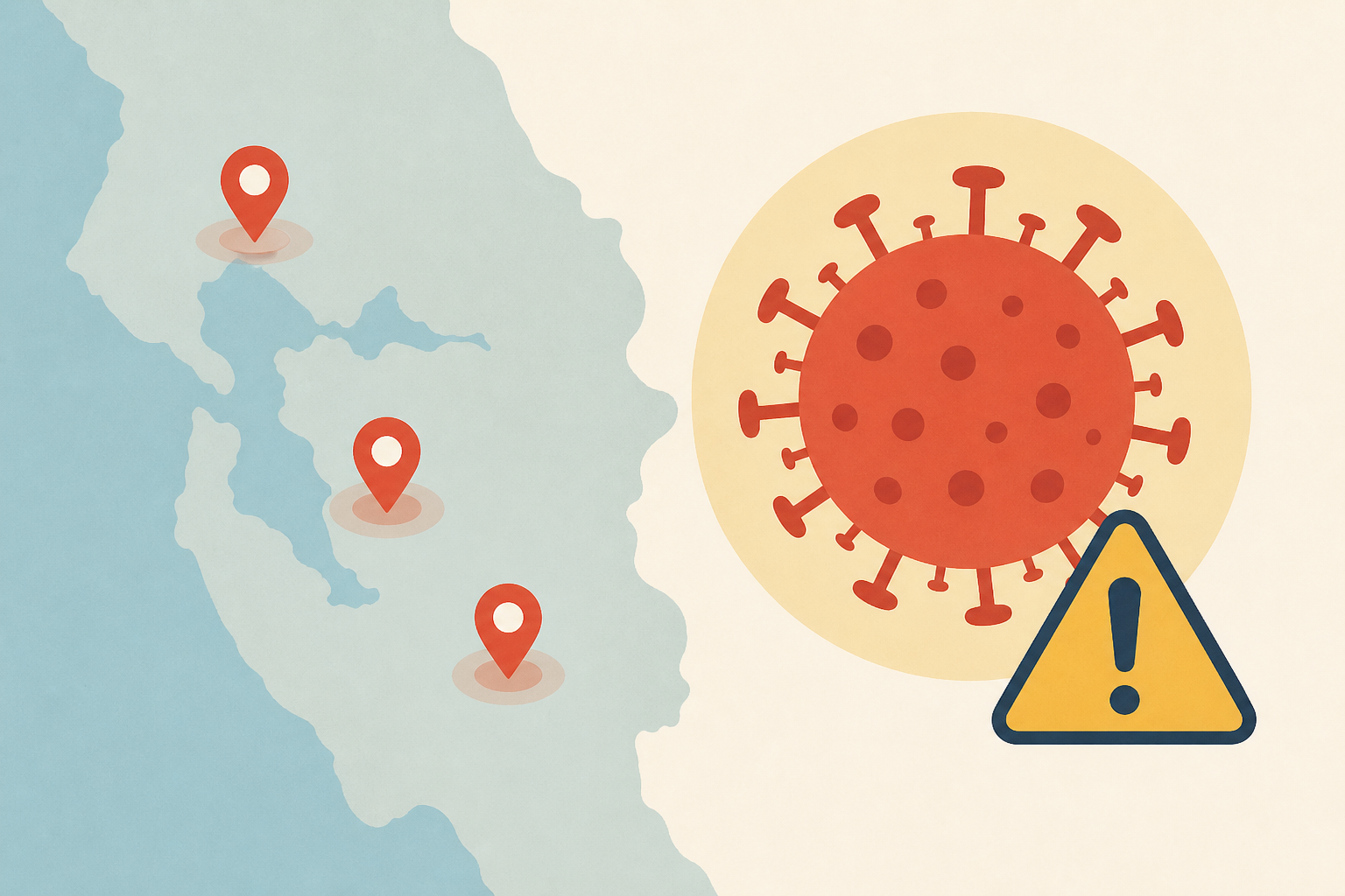 Possible measles exposure in three Bay Area locations