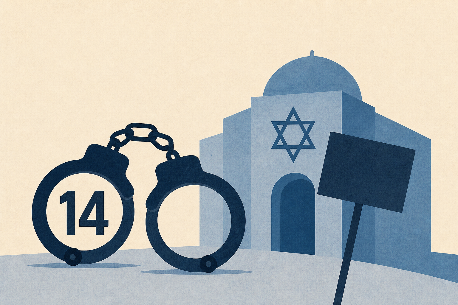 Police arrest 14 after protest outside Edgware synagogue