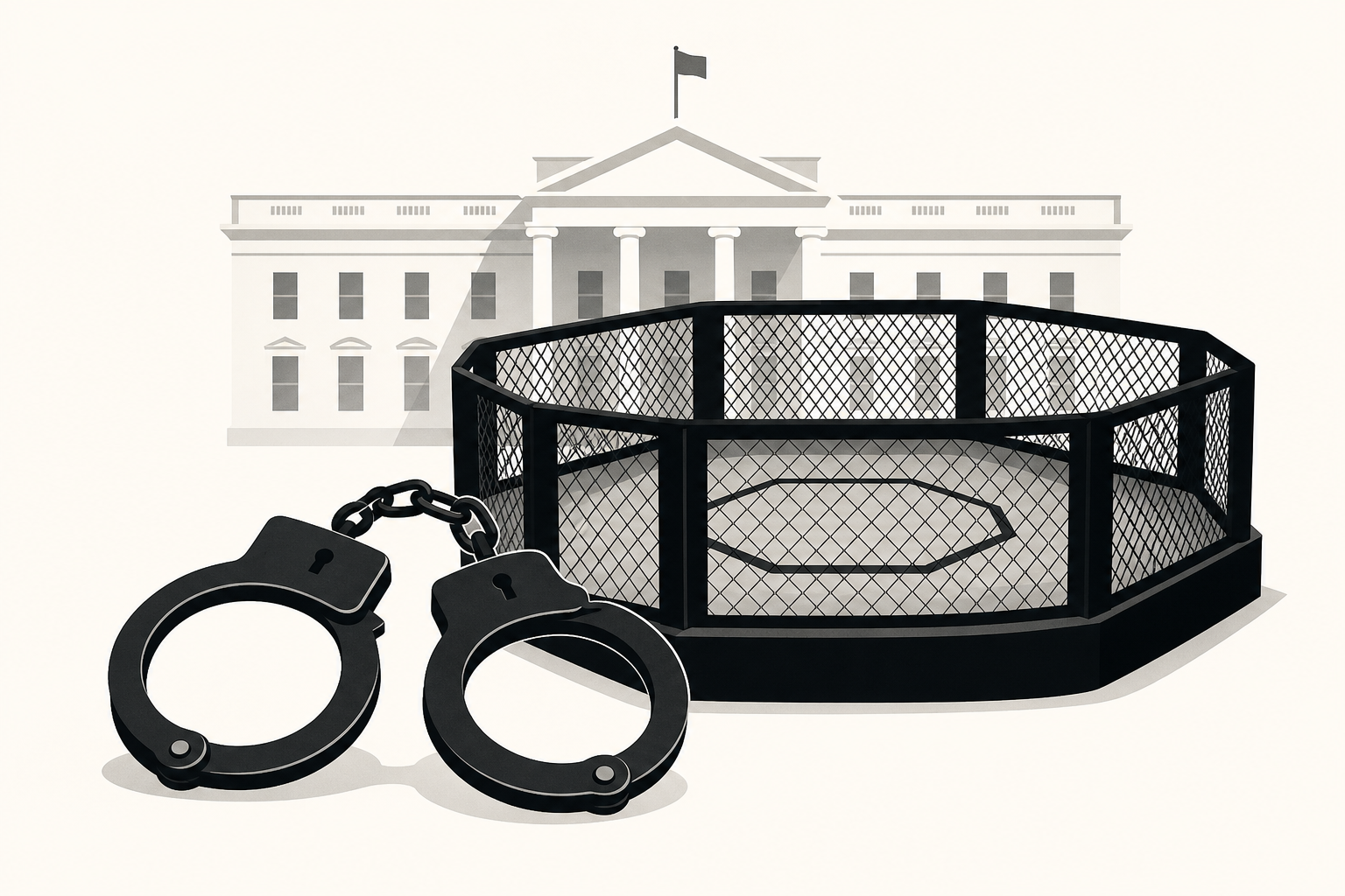 Five people detained for alleged ‘planned attacks’ on White House UFC cage fighting show