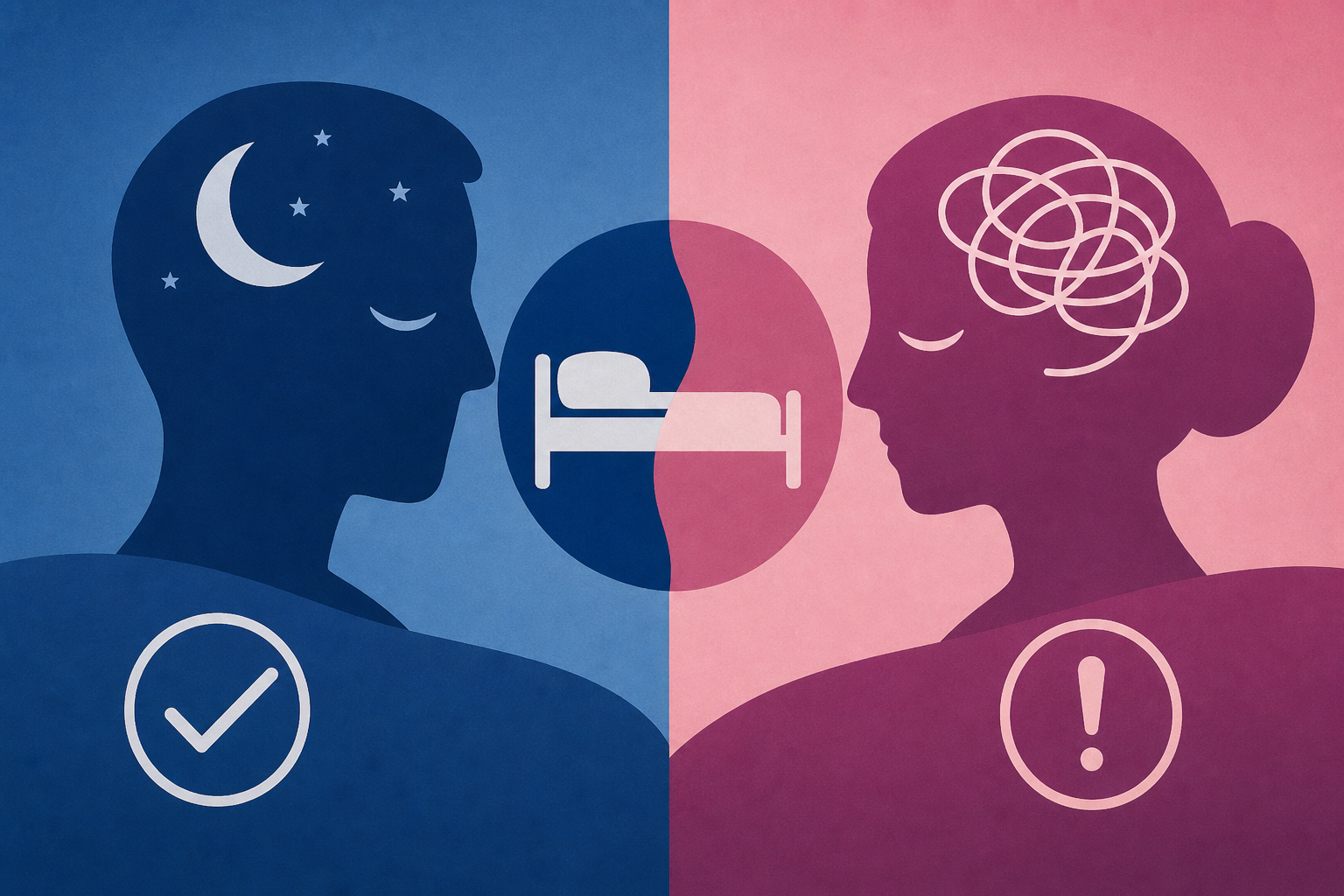 Women sleep better than men - but experience the opposite