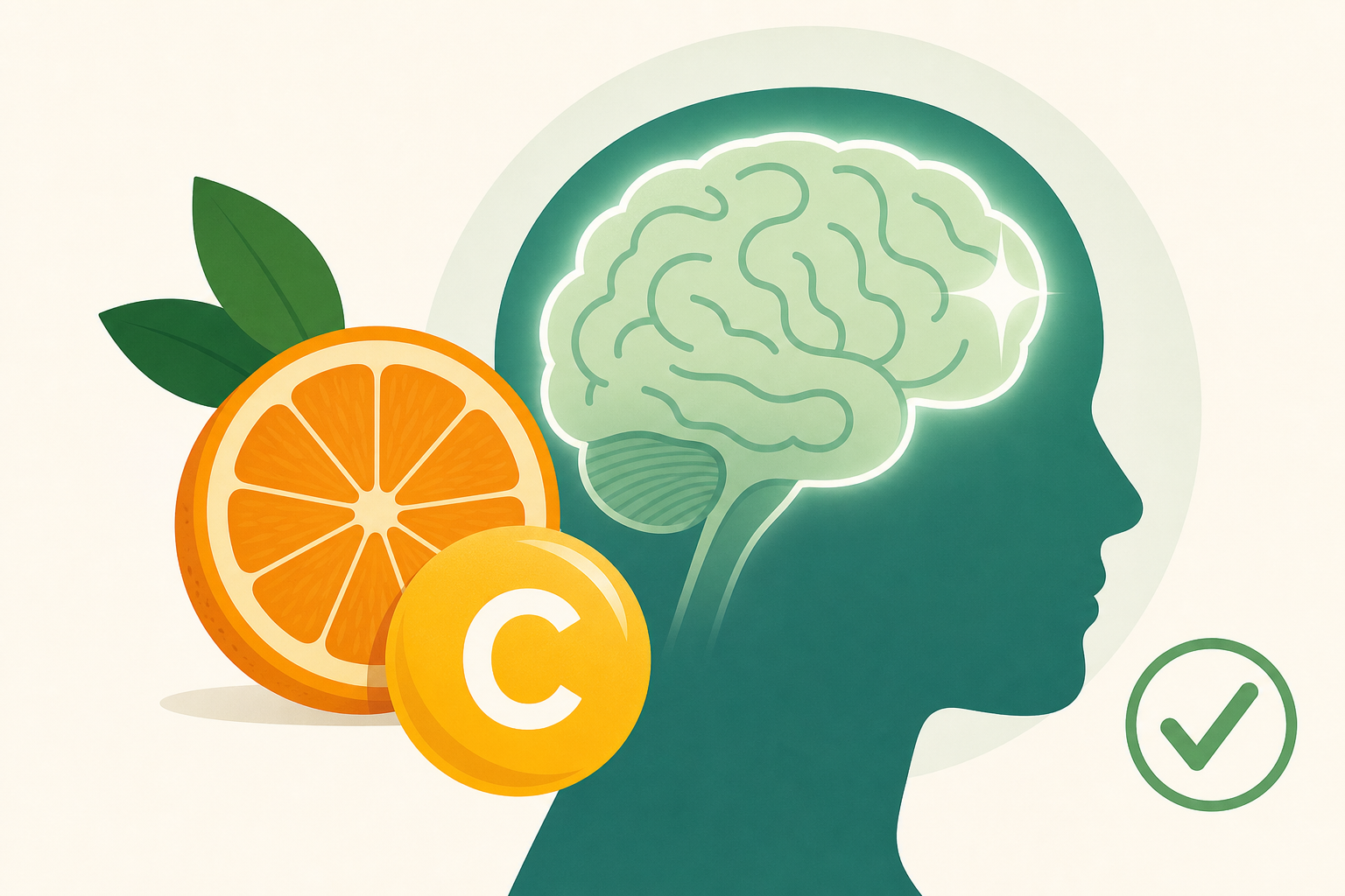 Higher vitamin C levels linked to healthier brain structure, study finds
