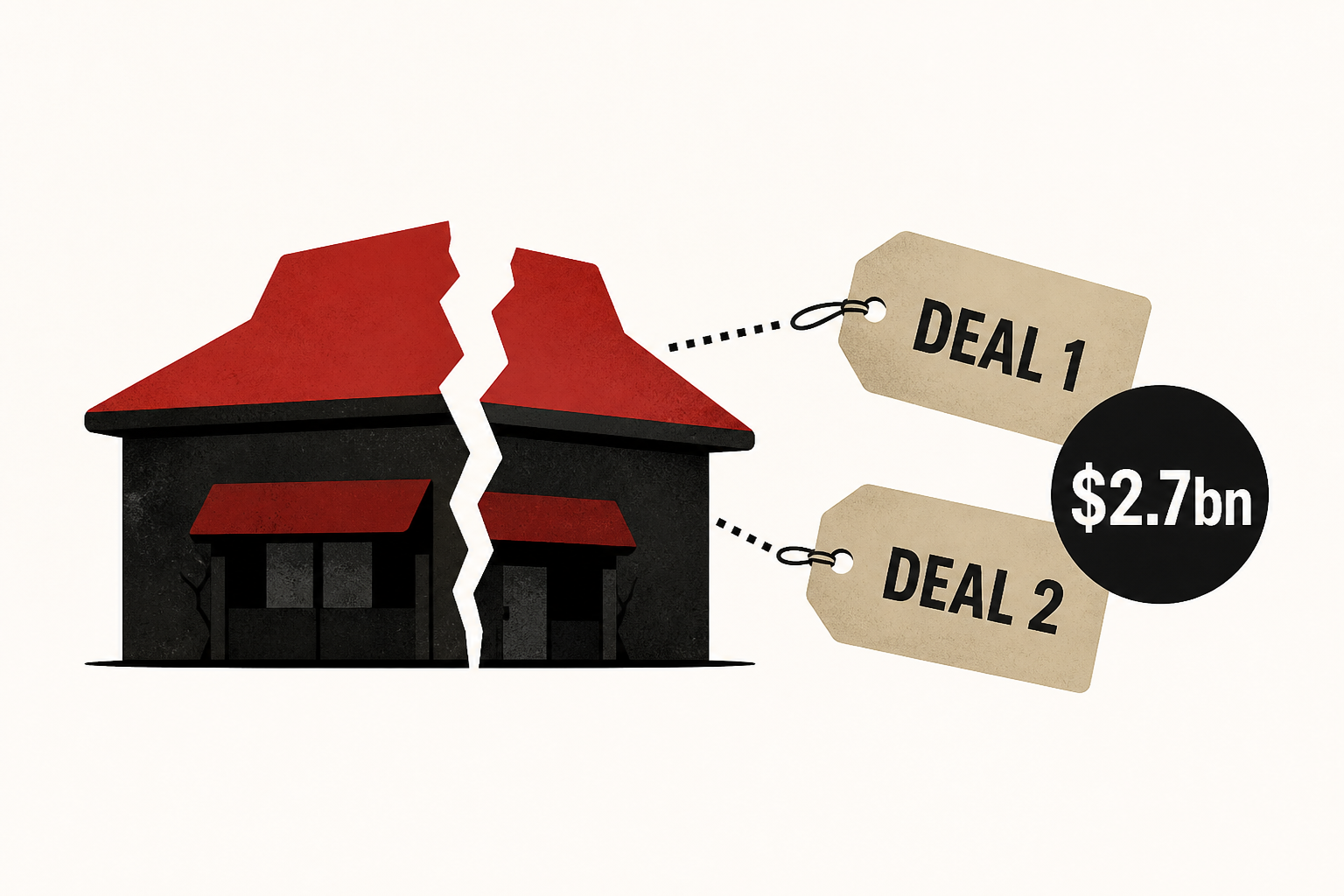 Struggling Pizza Hut restaurant chain to be sold in two deals worth $2.7bn