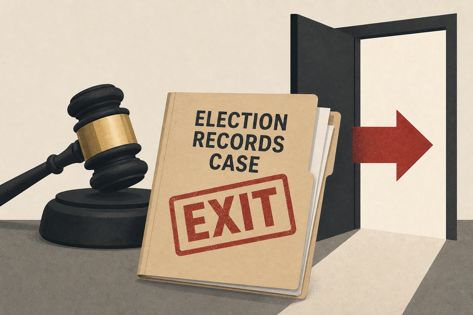 Judge who attended Fani Willis event exits election records case