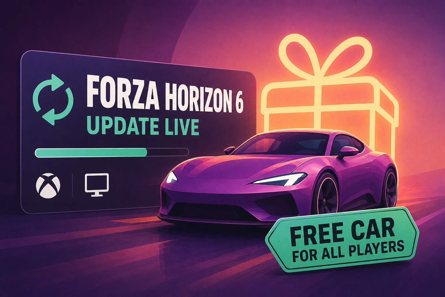Forza Horizon 6 Update Now Live On Xbox & PC, Free Car Being Given To All Players