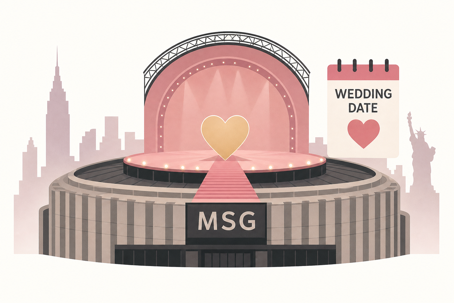 Taylor Swift Constructs ‘Massive Stage’ for MSG Wedding as NYC Mayor Seemingly Confirms Date