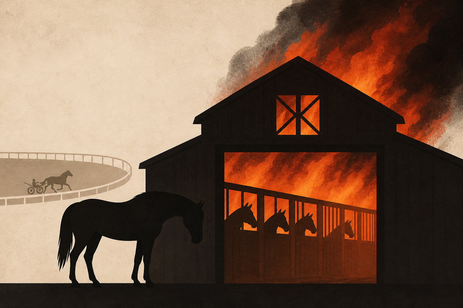 Approximately 17 horses killed in barn fire at Saratoga Harness Track