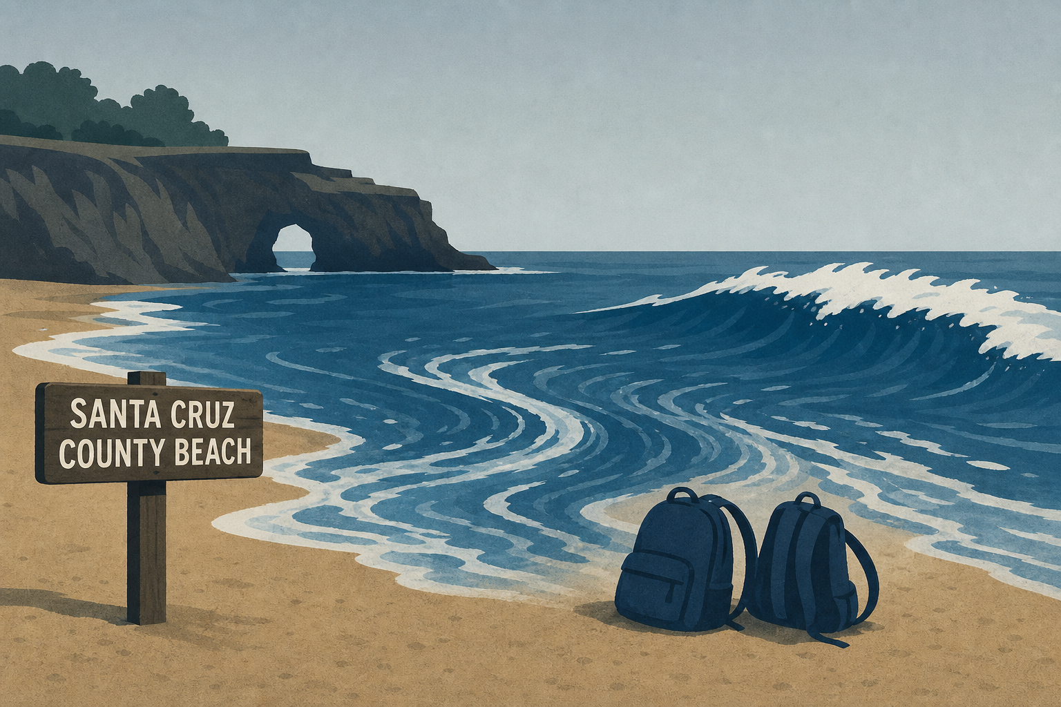 2 Bay Area college students dead after being swept into ocean at Santa Cruz Co. beach